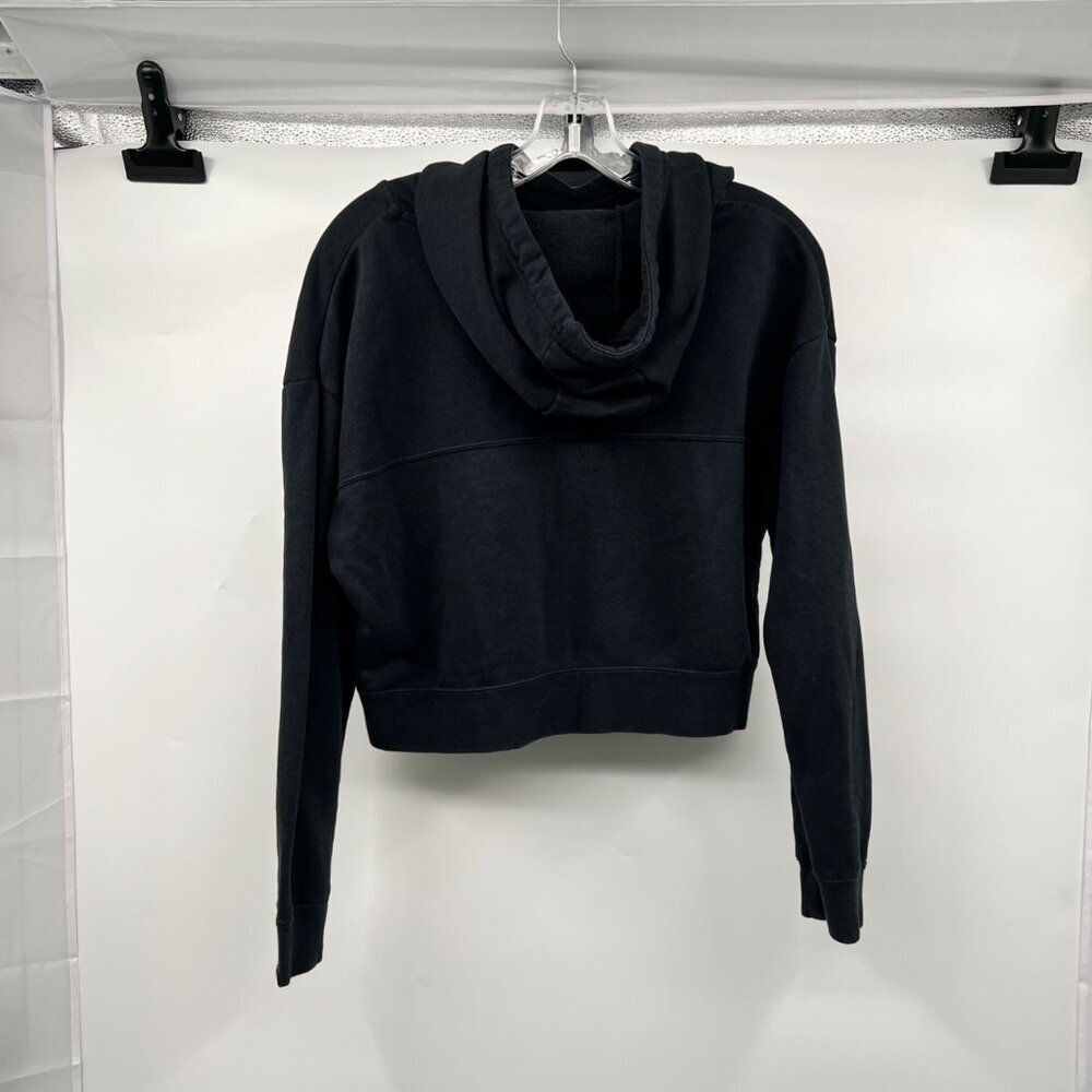 Nike Womens Cropped Hoodie Logo Black/Multi Size XS - Picture 7 of 9